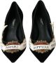 Dolce & Gabbana Zwarte Velvet Pumps Hoge Kwaliteit Comfort Black Dames - Thumbnail 17