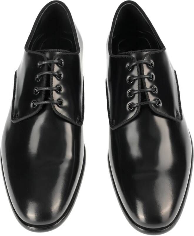 Dolce & Gabbana Zwarte Veterschoen Black Heren