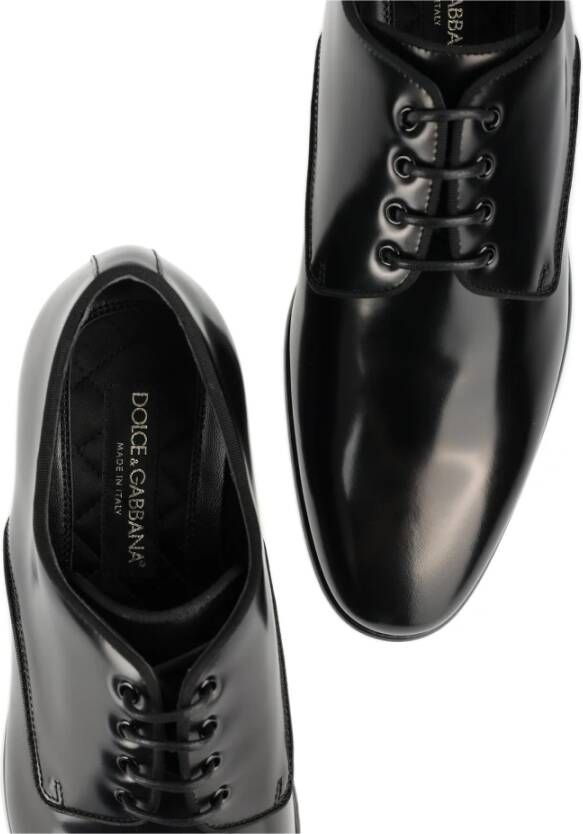 Dolce & Gabbana Zwarte Veterschoen Black Heren