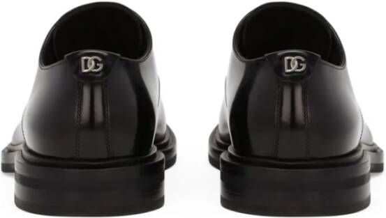 Dolce & Gabbana Zwarte Veterschoenen voor Mannen Black Heren