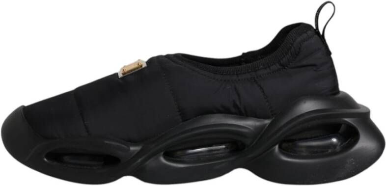 Dolce & Gabbana Zwarte Wave Low Top Sneakers Black Heren