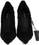 Dolce & Gabbana Zwarte Xiangao Lamsvacht Leren Pumps Black Dames - Thumbnail 6