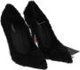 Dolce & Gabbana Zwarte Xiangao Lamsvacht Leren Pumps Black Dames - Thumbnail 7