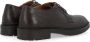 Dondup Bruine Leren Derby Schoenen Rubberen Zool Black Heren - Thumbnail 3