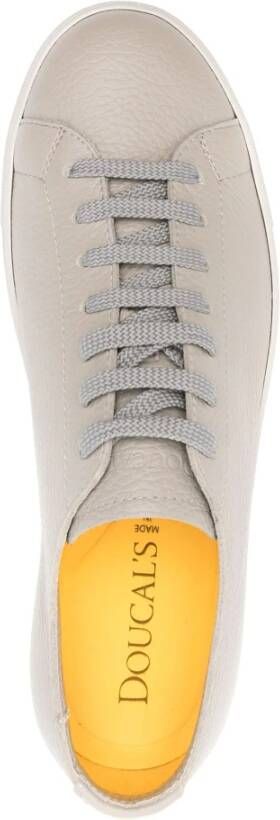 Doucal's Beige Leren Casual Trainers Sneakers Beige Heren