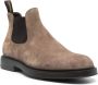 Doucal's Beige Suède Chelsea Boots Lichtgewicht Rubberen Zool Brown Heren - Thumbnail 2