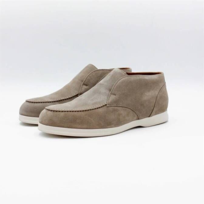 Doucal's Beige suède desert boots blake constructie Gray Heren