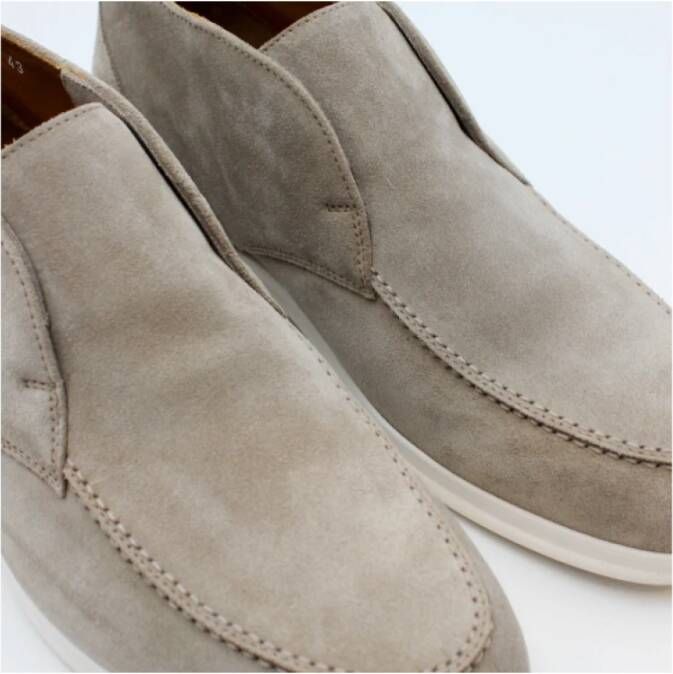 Doucal's Beige suède desert boots blake constructie Gray Heren