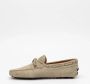 Doucal's Beige Suède Loafer met Gommino Zool Beige Heren - Thumbnail 3