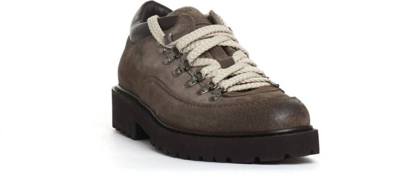 Doucal's Beige Suede Trekking Schoenen Beige Heren