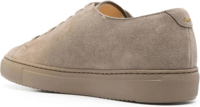 Doucal's Beige Suède Veterschoenen Beige Heren