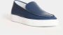 Doucal's Blauwe Leren Loafer Schoenen Blue Heren - Thumbnail 2