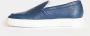 Doucal's Blauwe Leren Loafer Schoenen Blue Heren - Thumbnail 3