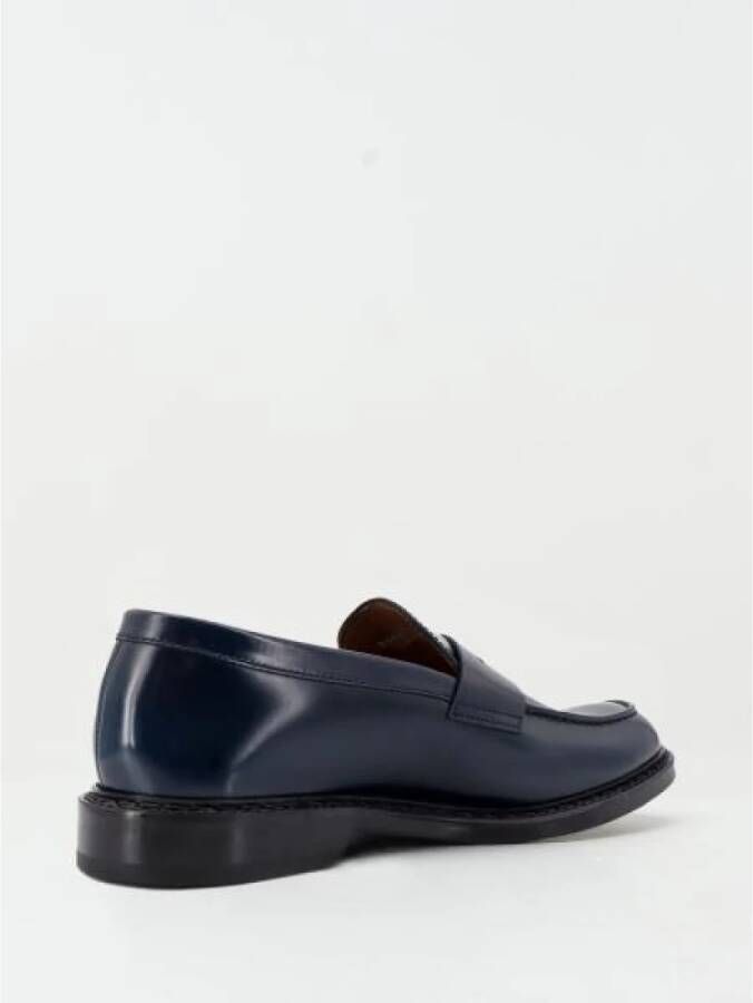 Doucal's Blauwe Platte Schoenen Blue Heren