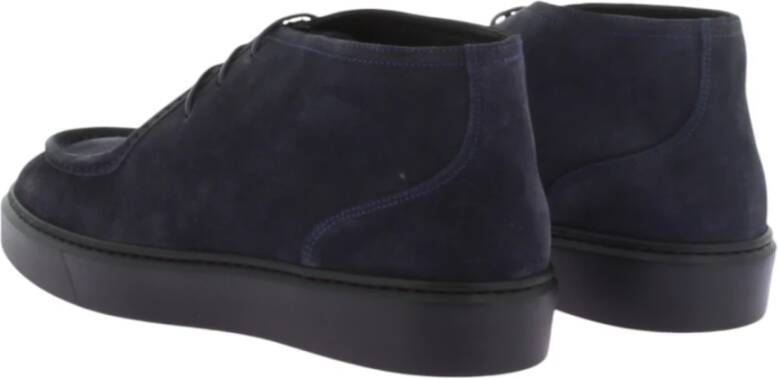 Doucal's Blauwe Platte Schoenen Blue Heren