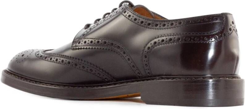 Doucal's Bruine Derby Leren Schoenen Brown Heren