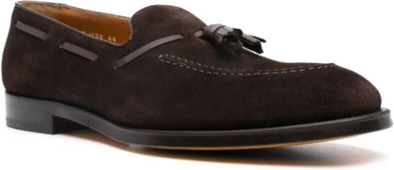 Doucal's Bruine Mocassins Platte Schoenen Brown Heren