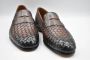 Doucal's Bruine Penny Loafer Leren Instapper Brown Heren - Thumbnail 4