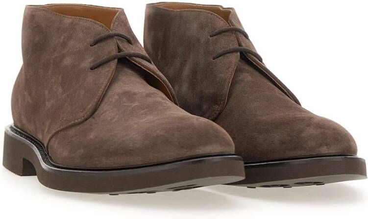 Doucal's Bruine Platte Schoenen Brown Heren