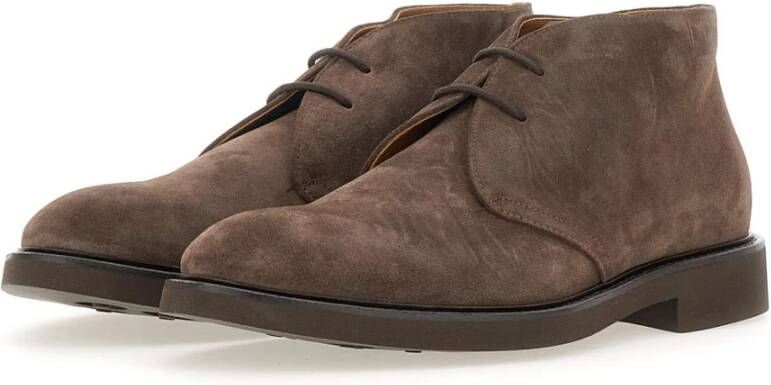 Doucal's Bruine Platte Schoenen Brown Heren