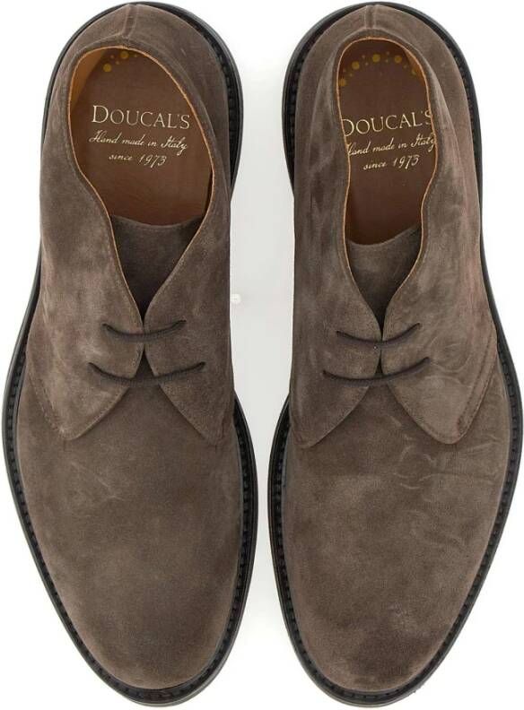 Doucal's Bruine Platte Schoenen Brown Heren