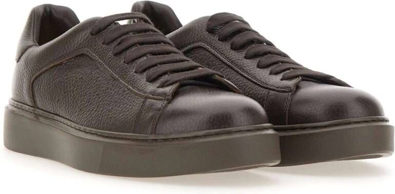 Doucal's Bruine Sneakers voor Mannen Brown Heren