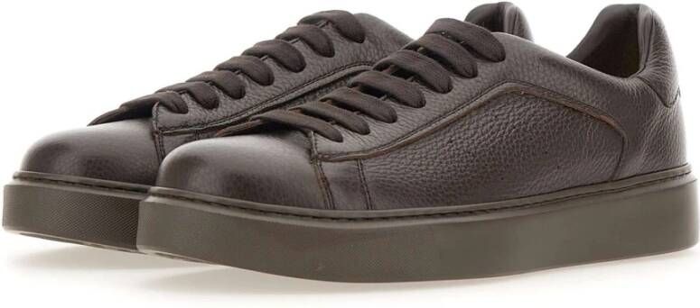 Doucal's Bruine Sneakers voor Mannen Brown Heren