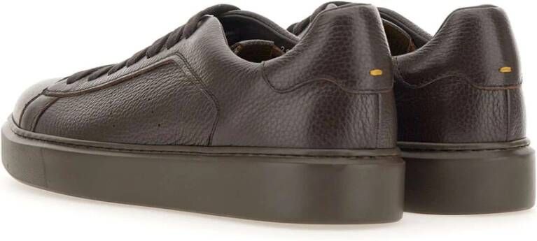 Doucal's Bruine Sneakers voor Mannen Brown Heren