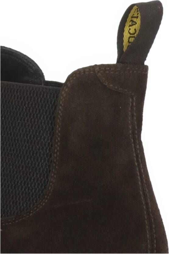 Doucal's Bruine Suède Chelsea Boots voor Mannen Brown Heren