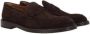 Doucal's Bruine Suède Penny Loafers Brown Heren - Thumbnail 2