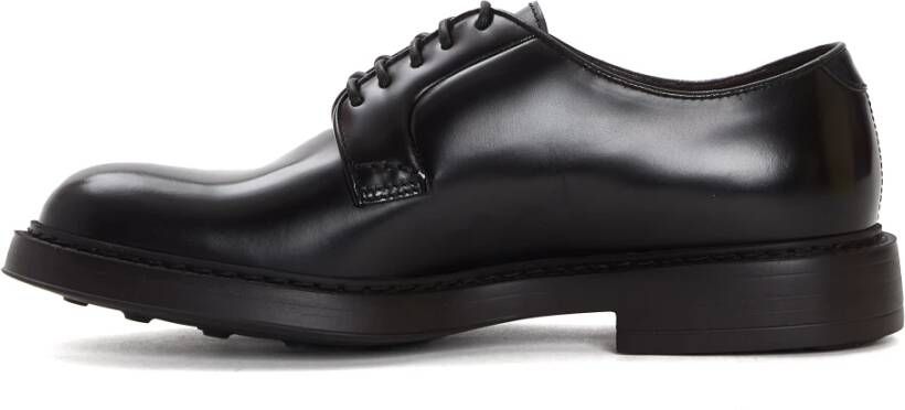 Doucal's Bruine Veterschoenen Derby Black Heren