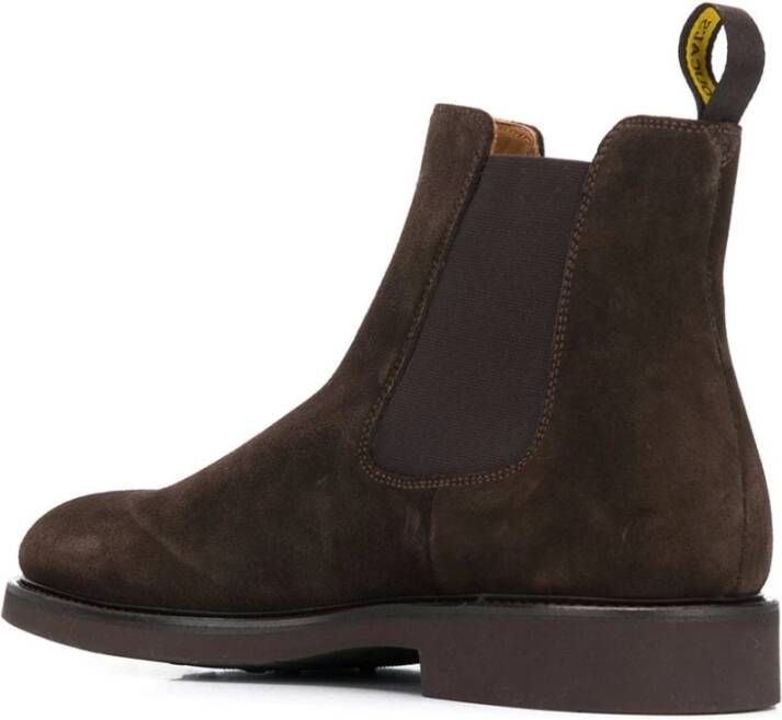 Doucal's Chelsea Boot in Donkerbruin Brown Heren