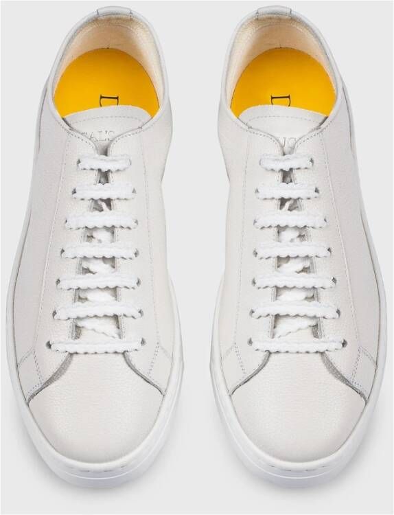 Doucal's Dames leren sneaker | wit White Dames