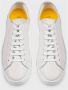 Doucal's Dames leren sneaker | wit White Dames - Thumbnail 3