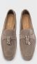 Doucal's Dames loafer van suède | taupe Gray Dames - Thumbnail 7