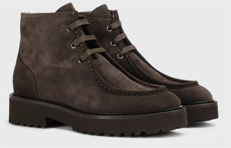 Doucal's Dames suède chukka laars | bruin Brown Dames