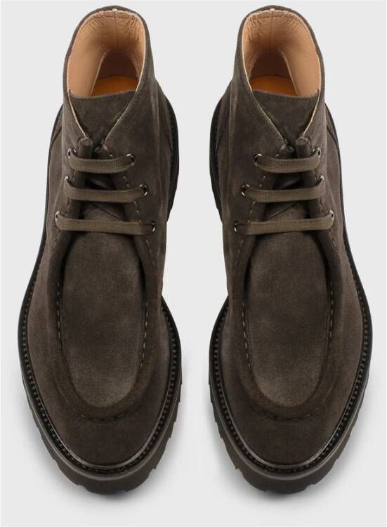 Doucal's Dames suède chukka laars | bruin Brown Dames