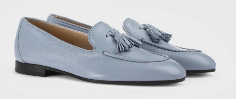 Doucal's Damesloafer van leer | hemelsblauw Blue Dames