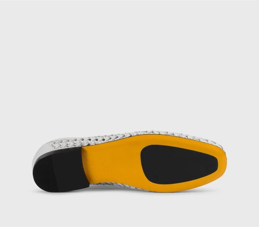 Doucal's Damesloafer van leer | wit White Dames