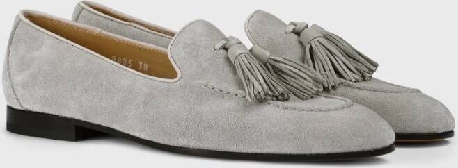 Doucal's Damesuède loafer | grijs Gray Dames