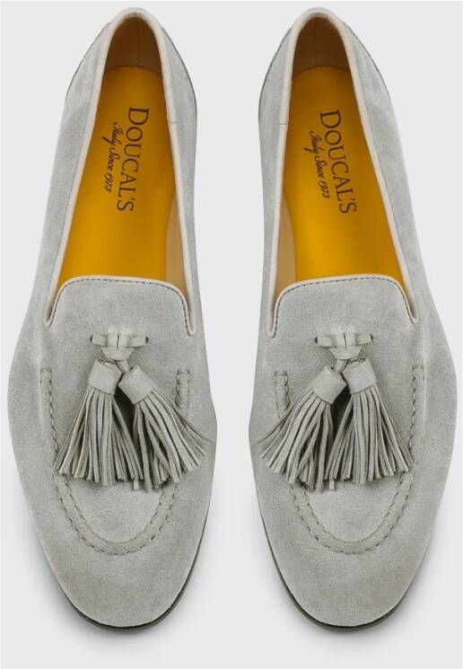 Doucal's Damesuède loafer | grijs Gray Dames