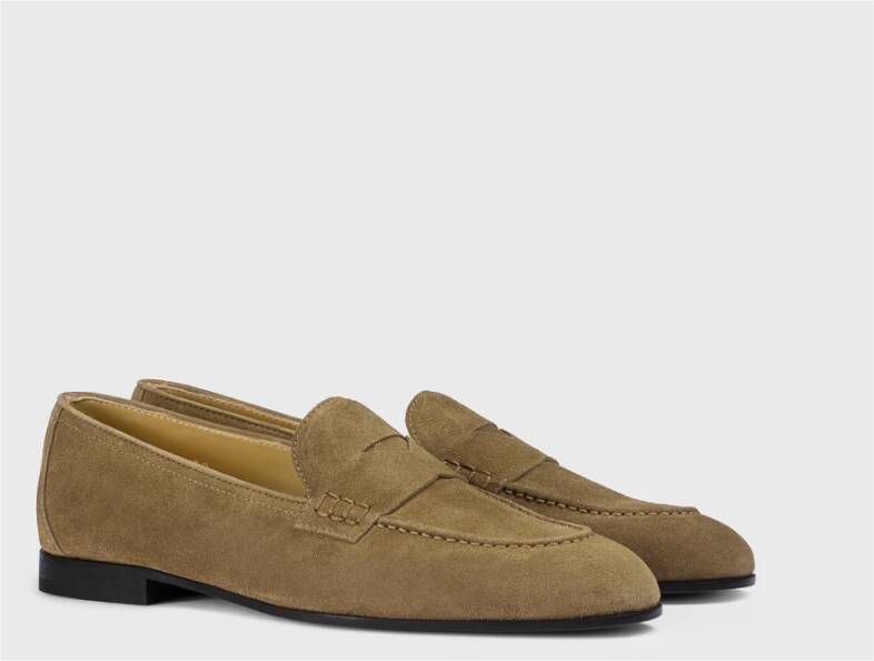 Doucal's Damesuède loafer | hazelnoot Brown Dames