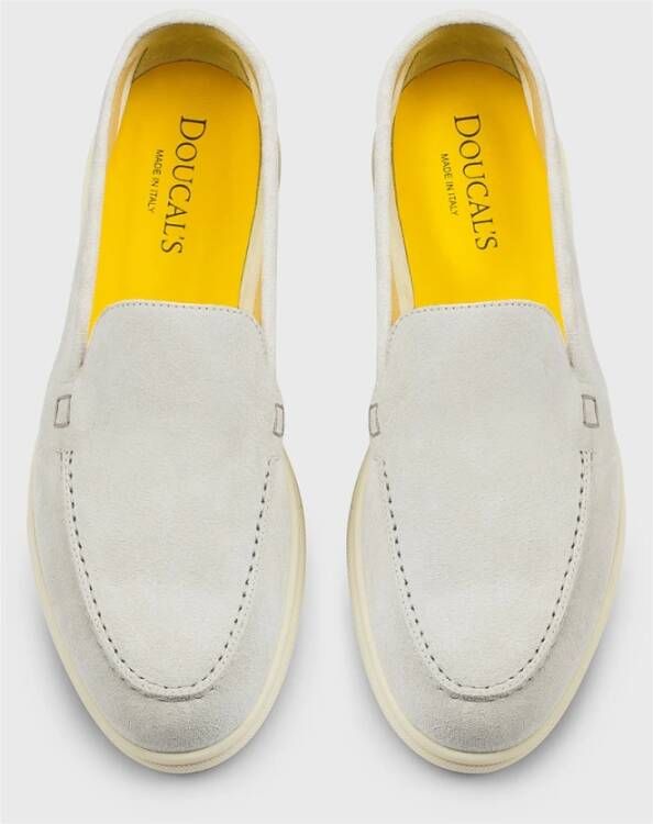 Doucal's Damesuède loafer | ice Gray Dames