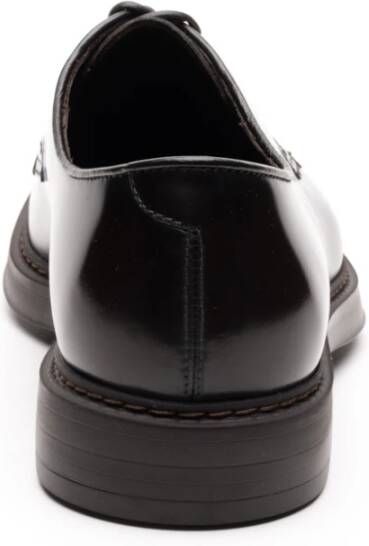 Doucal's Donkerbruine platte schoenen Derby Brown Heren