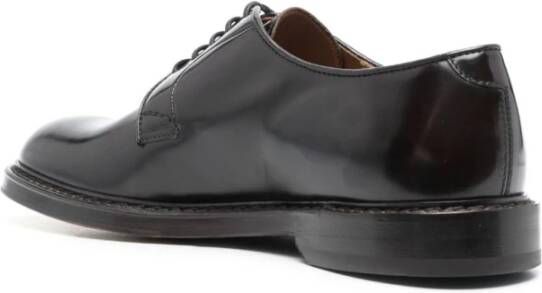 Doucal's Elegant Horse Derby Shoes Black Heren