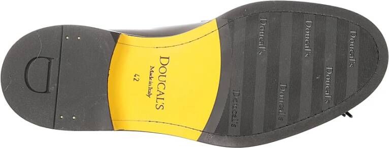 Doucal's Elegante Horse Derby Schoenen Black Heren