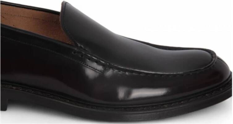 Doucal's Gladde Horsebit Loafer Ebbenhout Bruin Black Heren