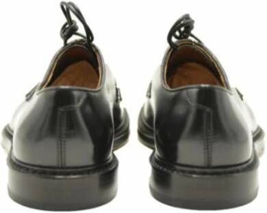 Doucal's Gladleren veterschoenen Derby model Black Heren