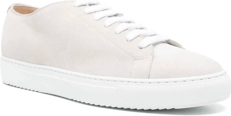 Doucal's Grijze Suède Veterschoenen Gray Heren