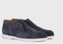 Doucal's Heren chukka loafer van suède | blauw Blue Heren - Thumbnail 6